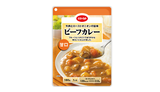 C.ビーフカレー（甘口）180ｇ
