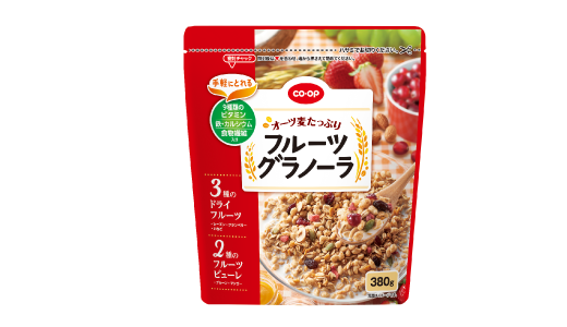 B.オーツ麦たっぷりフルーツグラノーラ