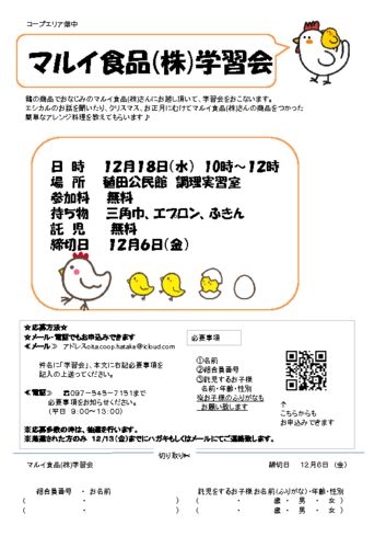 20191218_畑中_マルイ食品(株)学習会のサムネイル